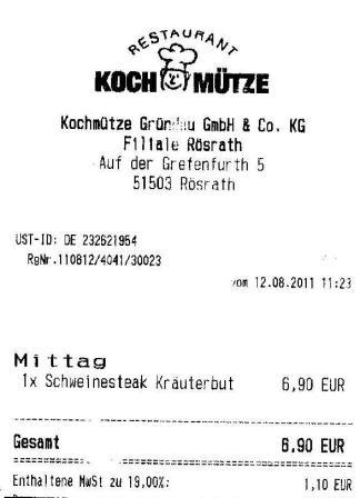 keft Hffner Kochmtze Restaurant